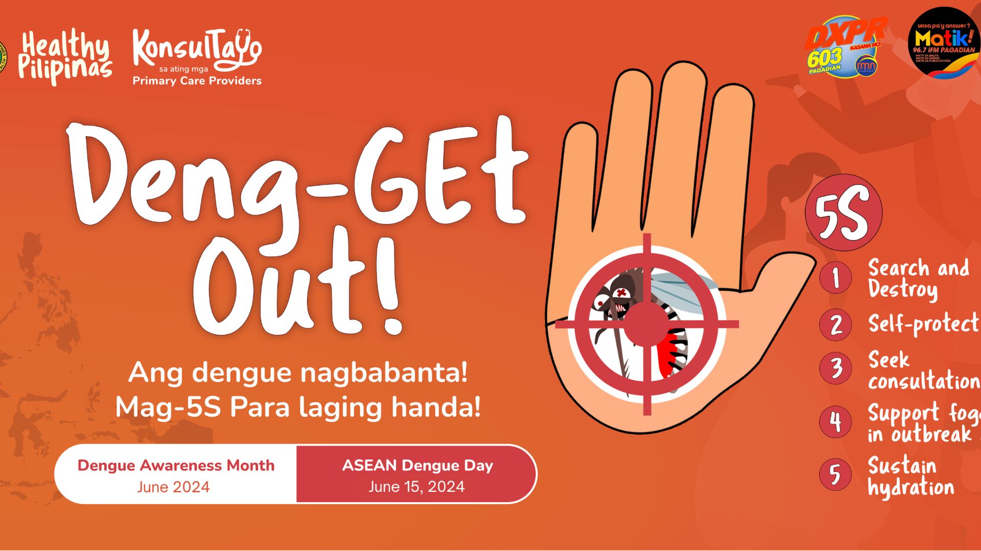 DOH Urges Public to Prepare for Rainy Season Diseases